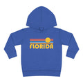 Florida Toddler Hoodie Retro Sunrise Unisex Florida Toddler Sweatshirt Personalization Available Hoodie – Warm & Stylish · Perfect For Daily Wear