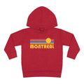 Montreal Canada Toddler Hoodie Retro Sunrise Unisex Montreal Toddler Sweatshirt Personalization Available Hoodie – Feel-Good Design · Top Pick For Any Outfit