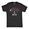 Funny Mens Shirt Sarcastic Shirt For Men Novelty Shirts Funny Saying Shirts Offensive Shirt Give A Shit Meter EMPTY Graphic Tee – Bold Style · Great Gift For Fans