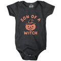 Son Of A Witch Romper Pumpkin Romper Funny Baby Romper Funny Newborn Clothes Baby Clothes Halloween Halloween Costumes Graphic Tee – Everyday Comfort · Top Pick For Any Outfit