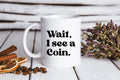 Coin Collection Coins Collecting Collector Mug Funny Coffee Cup Birthday Gifts for Men and Women Graphic Tee – Easygoing Wear · Must-Have Style