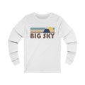 Big Sky Montana Long Sleeve Shirt Unisex Fall Retro Mountain Long Sleeve Big Sky T Shirt Personalization Available Graphic Tee – Cozy Vibes · Perfect For Daily Wear