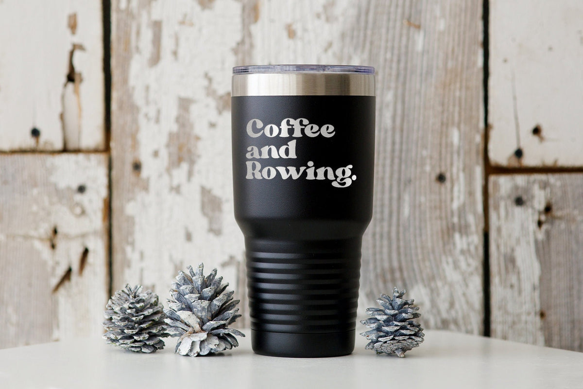 Rowing Lover 70s Retro Rower Row Boat Tumbler Funny Appreciation Gifts Travel Coffee Mug Birthday Gift For Men and Women Graphic Tee – Easygoing Wear · High-Quality Print