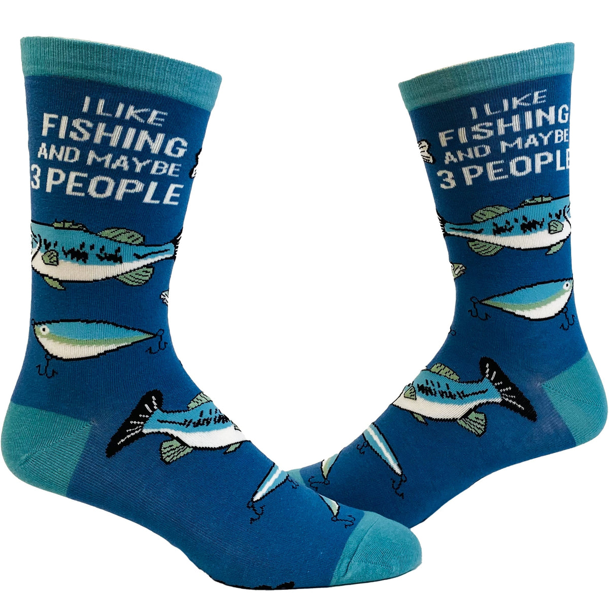 Funny Dad Socks I Like Fishing Maybe 3 People Socks Funky Fishing Socks Fisherman Gifts Under 15 Fish Socks Man Compression Socks Graphic Tee – Cozy Vibes · Trending Graphic Apparel