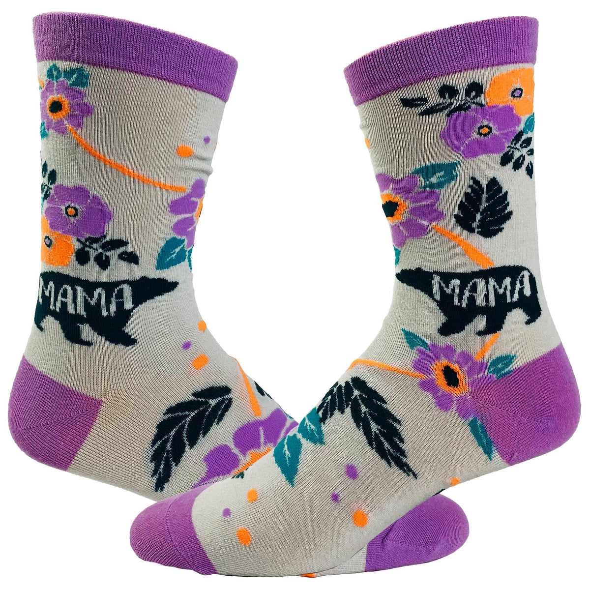 Womens Mama Bear Socks Compression Socks Funny Socks Women Crazy Camping Socks Mom Cute Socks For Mom Bear Socks Mother39s Day Gift Graphic Tee – Premium Graphic · Perfect For Daily Wear
