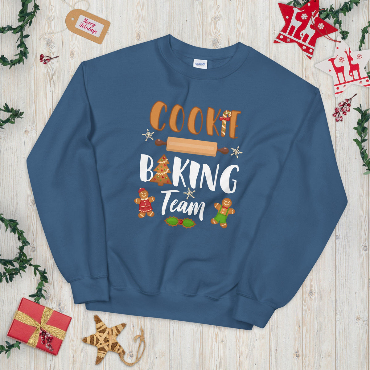 Cookie Baking Team Festive Unisex Sweatshirt Sweatshirt – Premium Graphic · Trending Graphic Apparel
