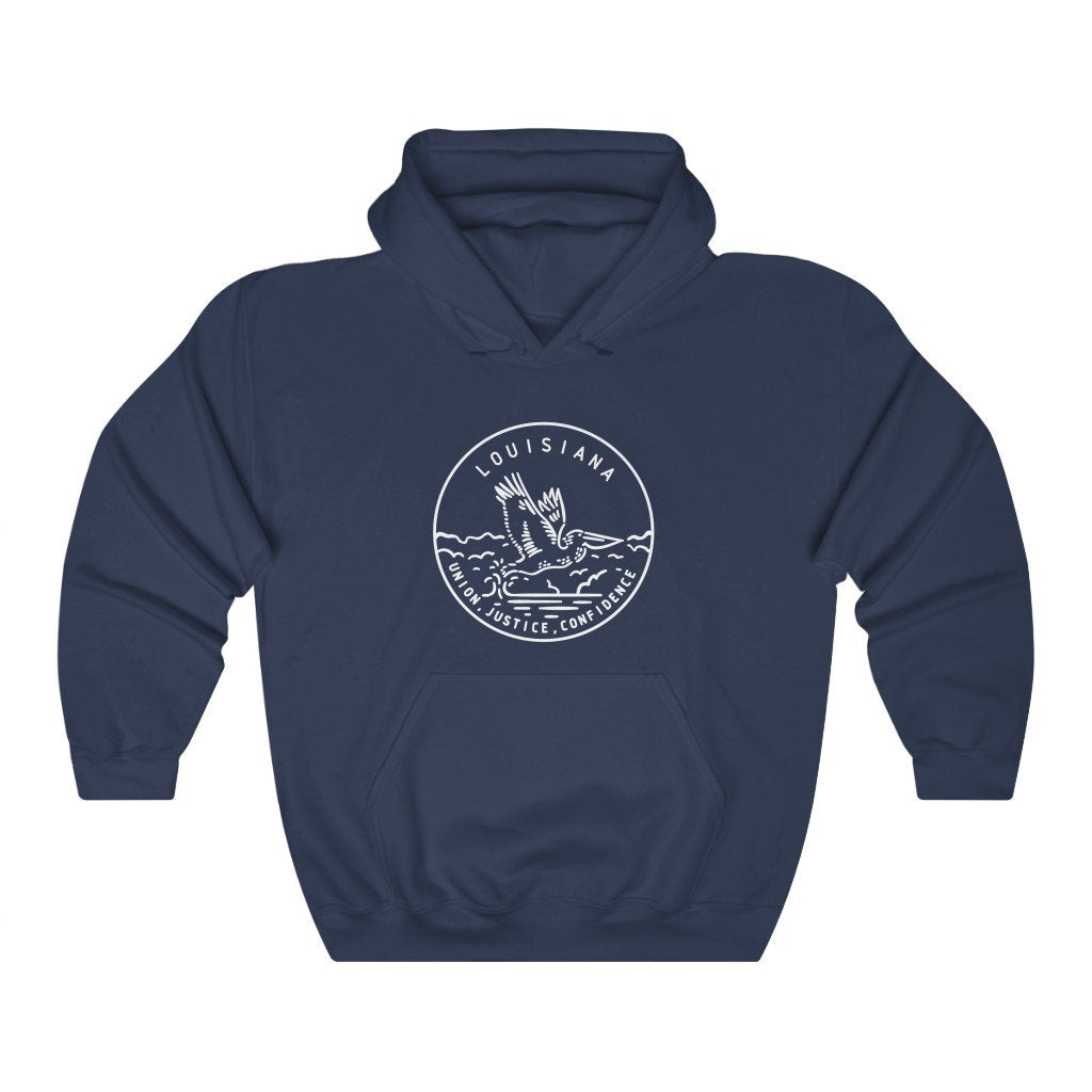 Louisiana Hoodie State Design Adult Unisex Louisiana Sweatshirt Personalization Available Hoodie – Premium Graphic · Must-Have Style