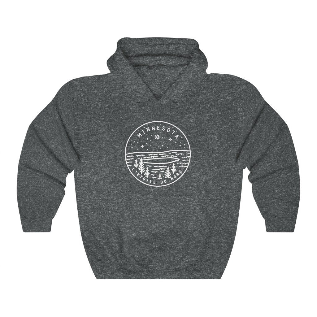 Minnesota Hoodie State Design Adult Unisex Minnesota Sweatshirt Personalization Available Hoodie – Premium Graphic · High-Quality Print