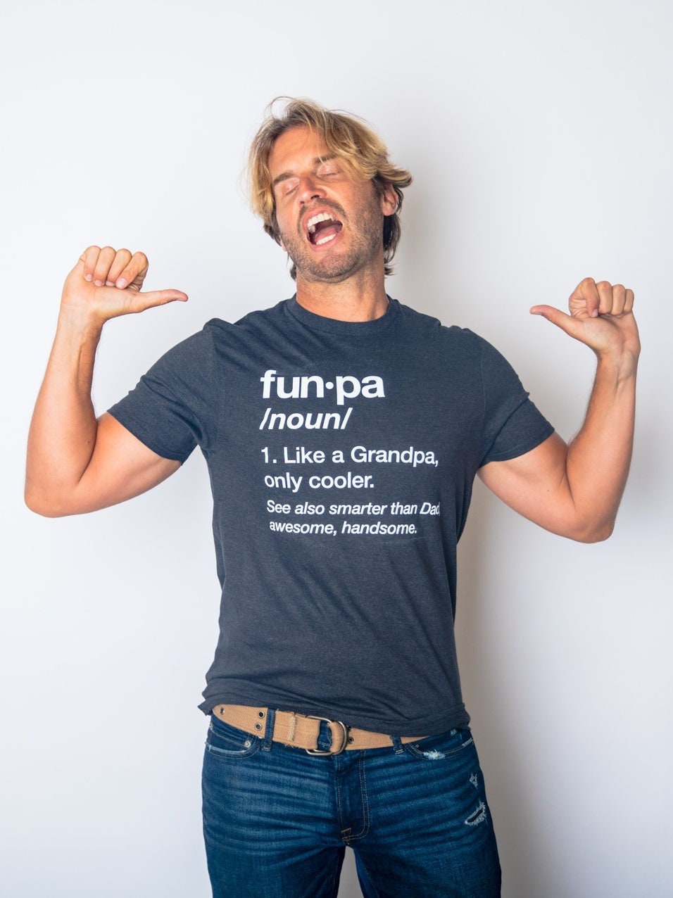 Funny Grandpa Shirt Gift For Grandad Fathers Day Shirt Funny Shirt For Grandpa Funpa Shirt Noun Shirt Fun Grandpa T Shirt Graphic Tee – Everyday Comfort · Great Gift For Fans