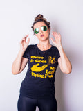 Funny Womens Shirt Fuck This Shirt Swearing Shirt Nerds Shirt Novelty Shirts There Does My Last Flying Fuck Cussing Shirts Butterfly Graphic Tee – Soft Feel · Must-Have Style