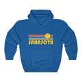 Sarasota Florida Hoodie Retro Sunrise Unisex Sarasota Hoodie Sweatshirt Personalization Available Hoodie – Aesthetic Look · Trending Graphic Apparel