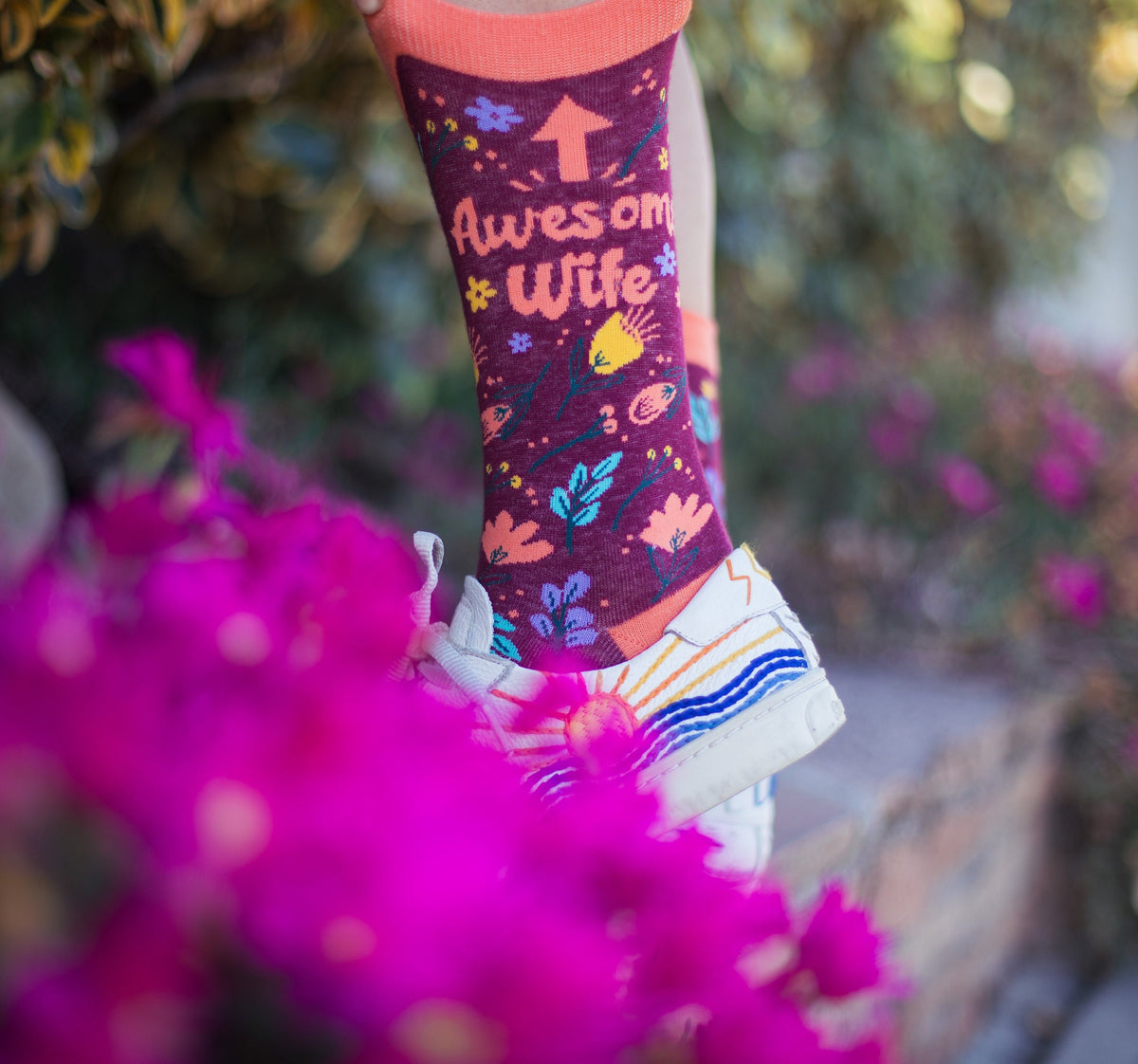 Weddings Socks Awesome Wife Anniversary Gifts Cute Womens Socks Funky Socks Floral Socks Cute Wedding Gifts Flower Socks Graphic Tee – Premium Graphic · High-Quality Print