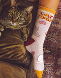 Cat Socks Cat Yoga Socks Cat Lover Gifts Womens Novelty Socks Cool Womens Socks Funny Socks Women Cat Socks For Women Yoga Socks Graphic Tee – Soft Feel · High-Quality Print