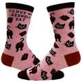 I Love My Asshole Cat Socks Womens Cat Socks Cute Womens Socks Rude Socks Novelty Socks Womens Pink Socks Cat Butt Socks Graphic Tee – Easygoing Wear · Must-Have Style