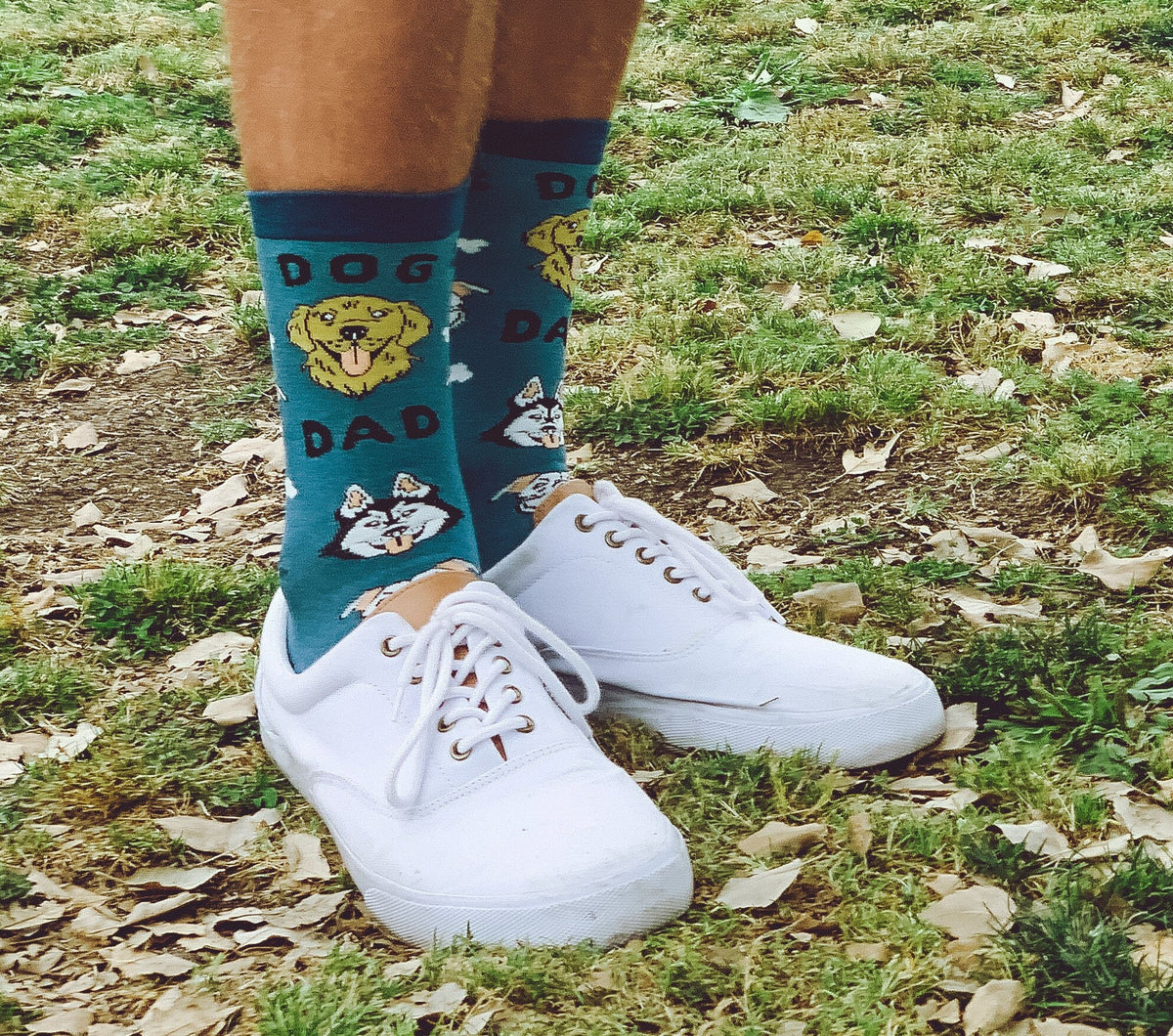 Dog Dad Socks Dog Socks Funny Socks Funny Dog Socks Father39s Day Gift Gifts for Dad Dad Socks Dog Dad For Him Dress Socks Graphic Tee – Feel-Good Design · Great Gift For Fans