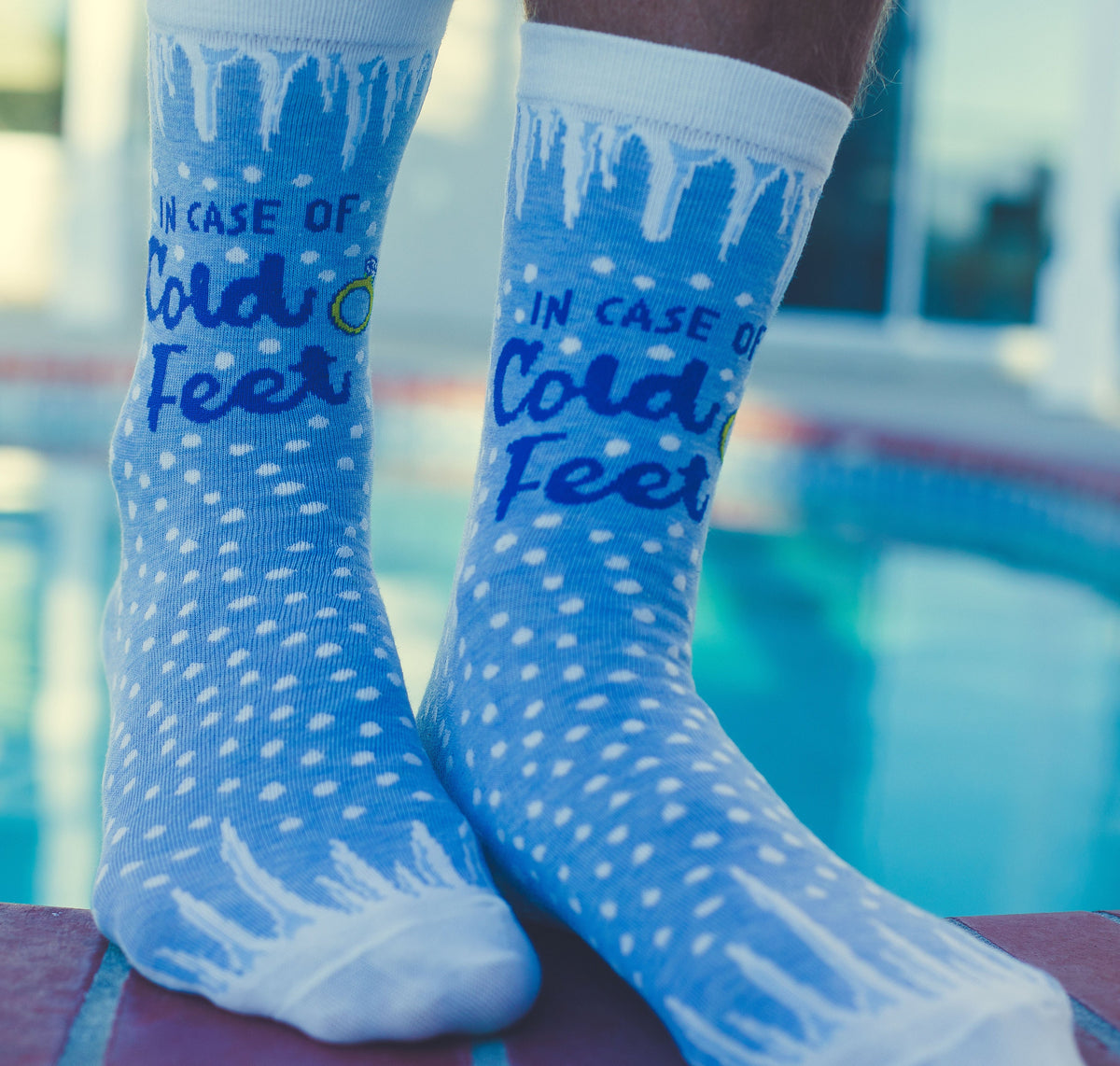 In Case Of Cold Feet Weddings Socks Womens I Said Yes Shes Getting Married Cute Womens Socks Funky Socks Womens Bachelorette Gift Graphic Tee – Warm & Stylish · Great Gift For Fans