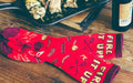 Fire It Up Socks Mens Grilling Socks Fun Foodie Socks Funky Socks Funny Socks Cookout Socks Hot Dog Socks Buns Socks Graphic Tee – Warm & Stylish · Must-Have Style