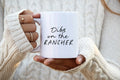 Rancher Wife Husband Girlfriend Boyfriend Mug Funny Coffee Cup Birthday Gifts for Men and Women Graphic Tee – Warm & Stylish · Perfect For Daily Wear
