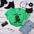 Pinch Me And Die Shirt Womens Cat Shirts St Patrick Shirt Murdery Cat Shirts Funny Cat Shirts Funny St Patricks Day Cat Mom Shirts Graphic Tee – Premium Graphic · Top Pick For Any Outfit