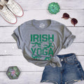 IRISH YOGA Shirt Women St Patrick Day Night Out Party Shirt Funny Weekend Drinking Shirt Woman Ireland Tee Woman Joke Quote Tees Graphic Tee – Cozy Vibes · Must-Have Style