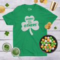 St Patricks Day Shirt Man Drinks Well With Others Shirt Shamrock Shirt Men Green Irish Party Shirt Four Leaf Clover Shirt Graphic Tee – Aesthetic Look · Top Pick For Any Outfit