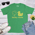 Lucky Duck Offensive St Patricks Day Shirts Green Ireland Drinking T Shirt Clover Shirt Irish Offensive Shamrock Shirts Graphic Tee – Everyday Comfort · Must-Have Style