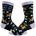 Dog Socks My Dog And I Talk Shit About You Socks Dog Lover Gifts Womens Novelty Socks Floral Suck Dog Mom Socks Dog Socks For Women Graphic Tee – Bold Style · Must-Have Style