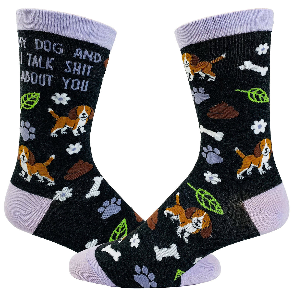 Dog Socks My Dog And I Talk Shit About You Socks Dog Lover Gifts Womens Novelty Socks Floral Suck Dog Mom Socks Dog Socks For Women Graphic Tee – Bold Style · Must-Have Style