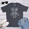 Funny Shirt Men Time Or Crayons To Explain This To You Mens Shirt Offensive Shirt for Men Cool Mens Tees Shirts With Sayings Graphic Tee – Bold Style · Top Pick For Any Outfit