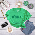 O Snap St Patrick Day Shirt Luck Of The Irish Green Clover Shirt Woman Shamrock Shirts Woman Funny Shirts Women Lassie Shirts Oh Snap Graphic Tee – Fan Favorite · Must-Have Style