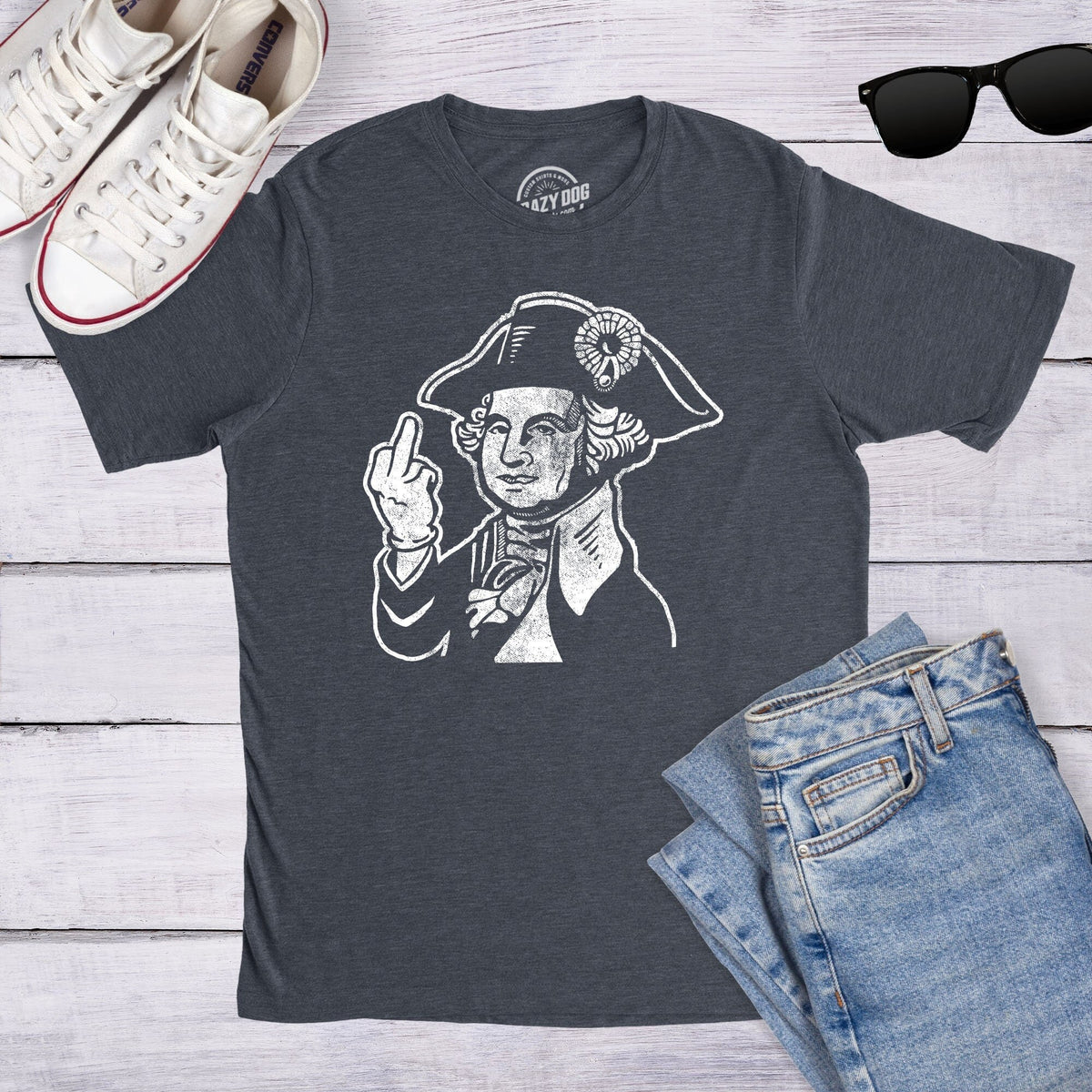 George Washington Shirt George Washington Middle Finger Independence Day Shirt 4th Of July Shirt Patriotic Shirt America Shirt Graphic Tee – Premium Graphic · Perfect For Daily Wear