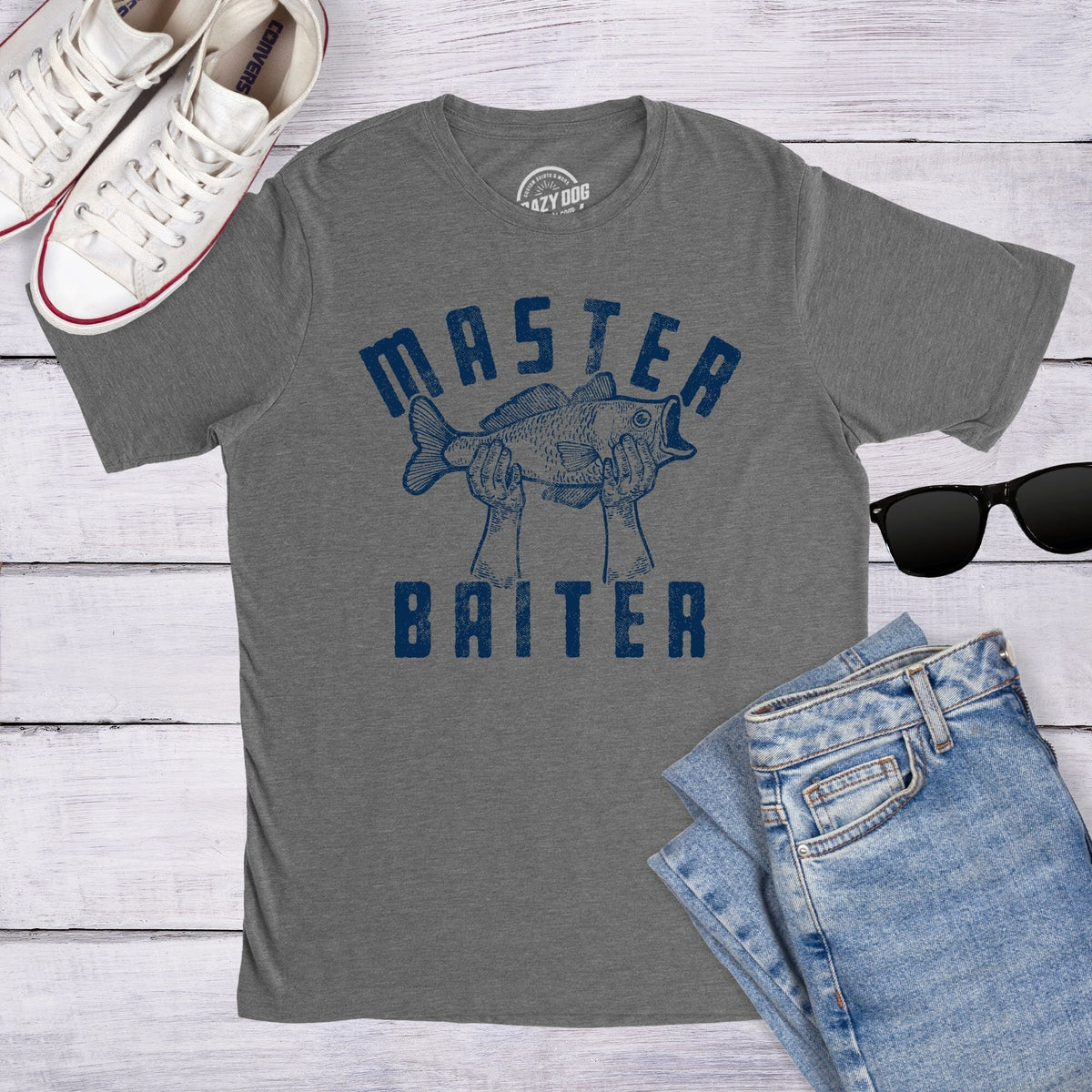 NEW Fishing Holiday Shirt Mens Master Baiter Shirt Fishing Gear Fishing Dad Shirt Rude Shirt Mens Funny Fishing Shirt Bachelor T Shirt Graphic Tee – Warm & Stylish · Top Pick For Any Outfit
