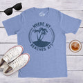 Mens Sarcastic Beach Shirt Funny Palm Trees Beach Shirts Where My Beaches At Weekend Vacation Tshirt Joke Quotes Guys Holiday Tee Graphic Tee – Bold Style · Must-Have Style