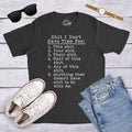 Shit List Shirt Swearing Shirt Shit I dont Have Time For Shirt Hilarious Shirt Mens Funny T Shirt Sarcastic shirt Funny quotes shirt Graphic Tee – Fan Favorite · Great Gift For Fans