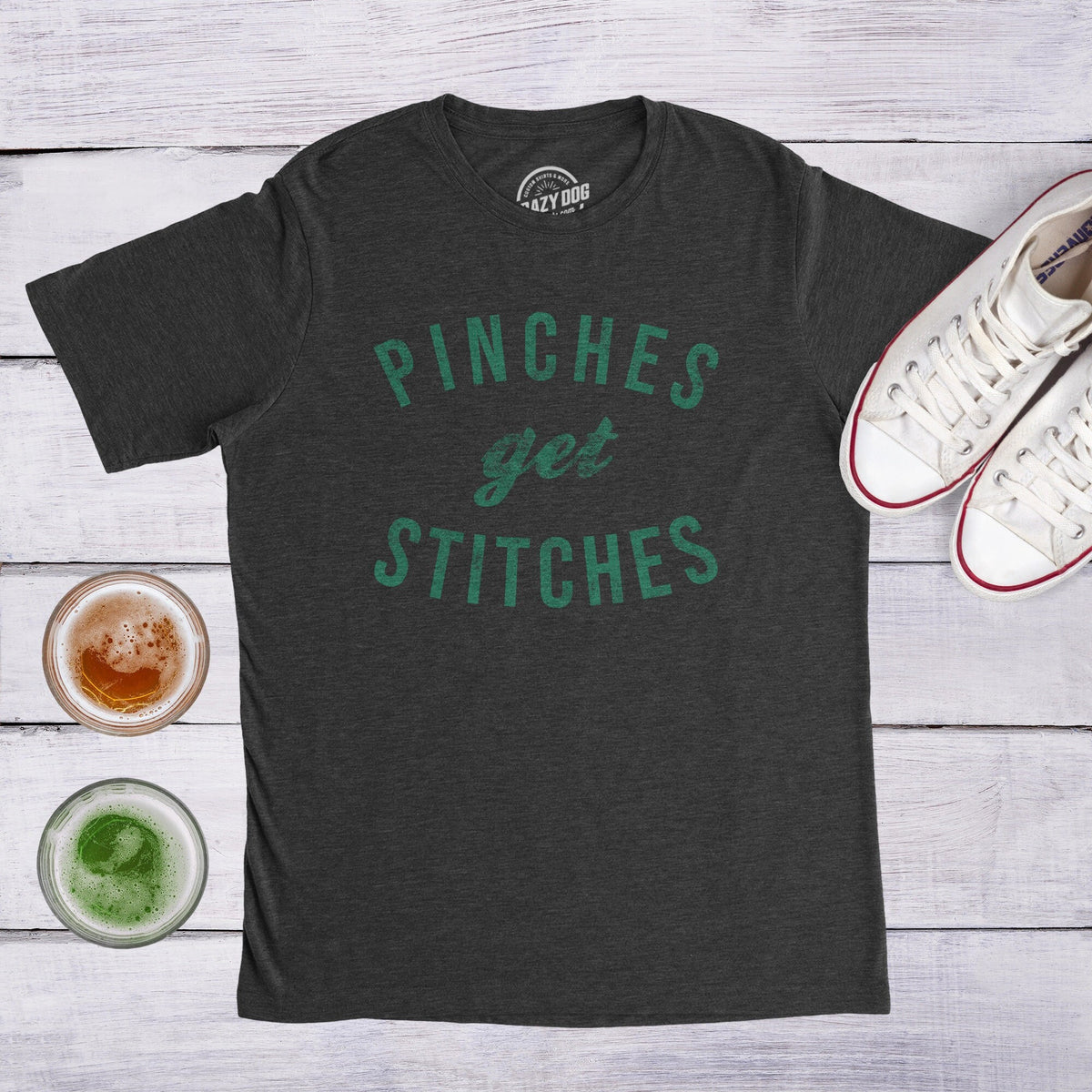 Pinches Get Stitches Shirt Pinches Shirt St Patrick Day Shirt Mens Funny Drinking Shirt Green Pinches Shirt St Pattys Day Shirts Graphic Tee – Warm & Stylish · Great Gift For Fans