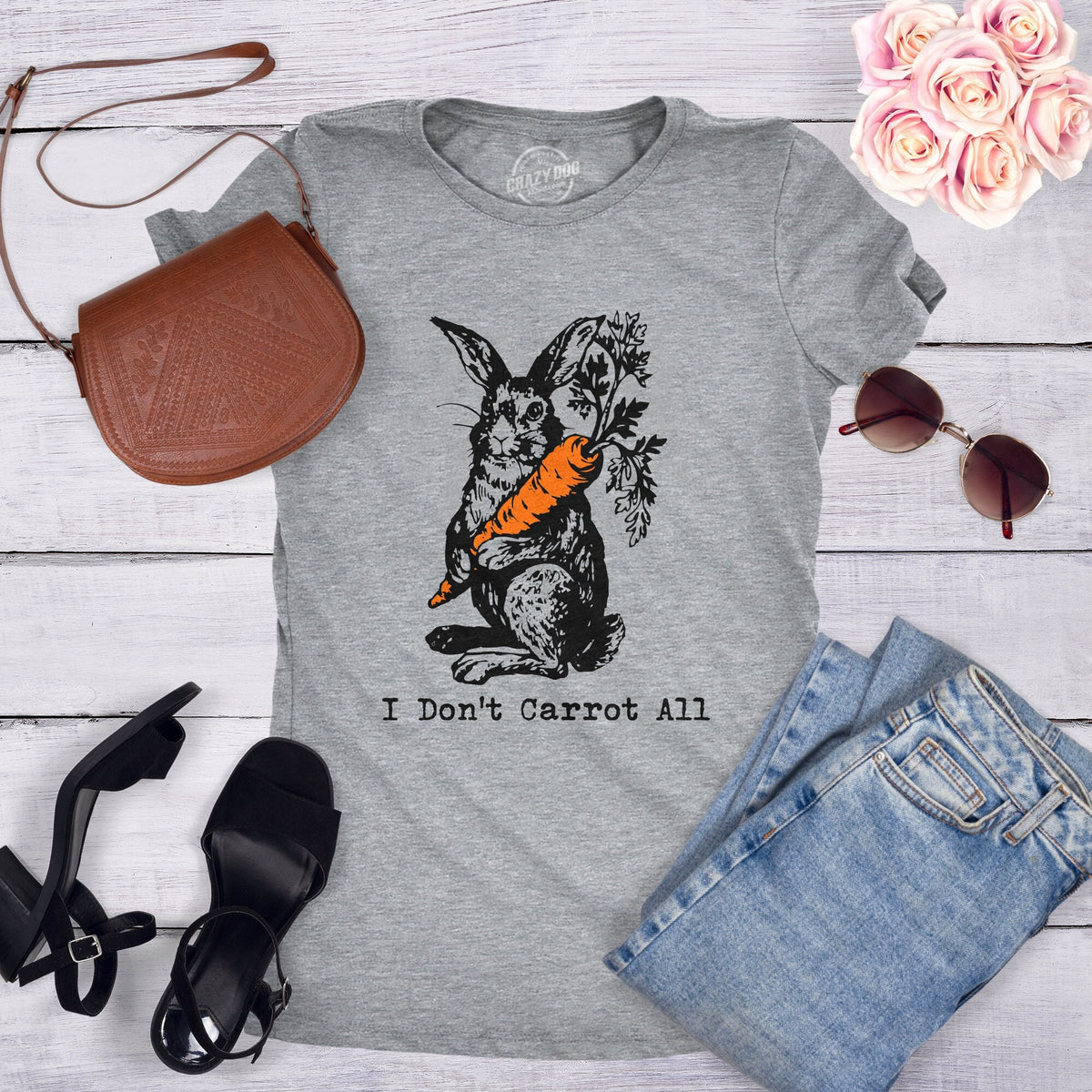 I Dont Carrot All Easter Bunny Shirt Womens Sarcastic Easter Rabbit Shirt Bunny Lovers Easter Tee Joke Quotes Easter Tshirt Girls Graphic Tee – Feel-Good Design · Great Gift For Fans