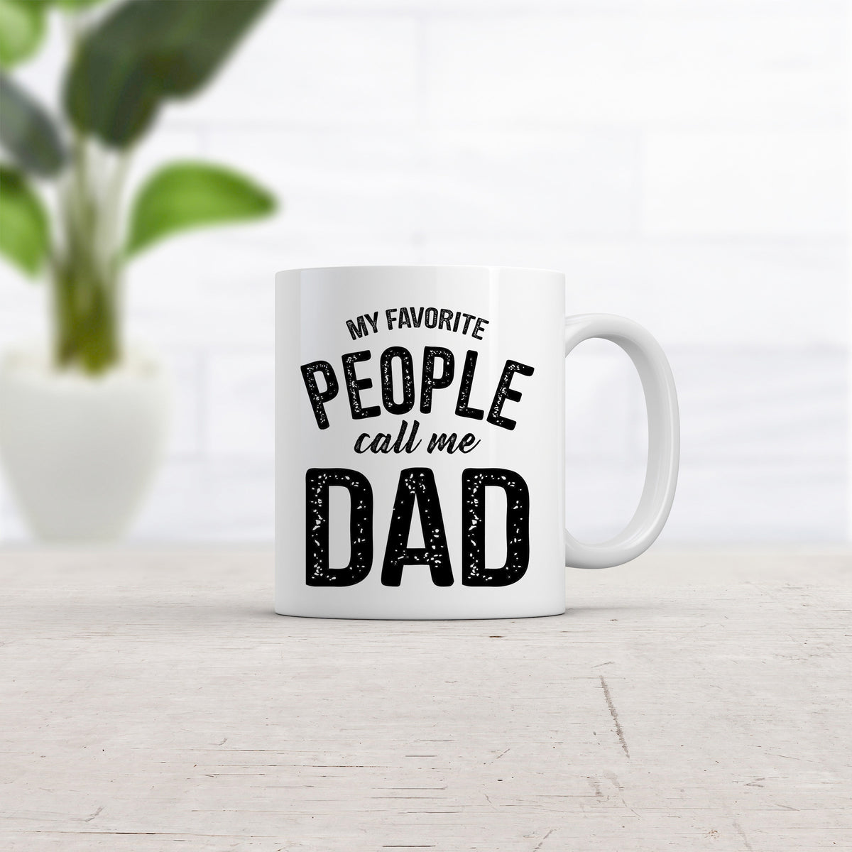 Fathers Day Gift Funny Dad Coffee Mug With Saying Funny Work Mug Joke Quote Fathers Day Cup 11 Oz Ceramic My Fav People Call Me Dad Graphic Tee – Aesthetic Look · High-Quality Print