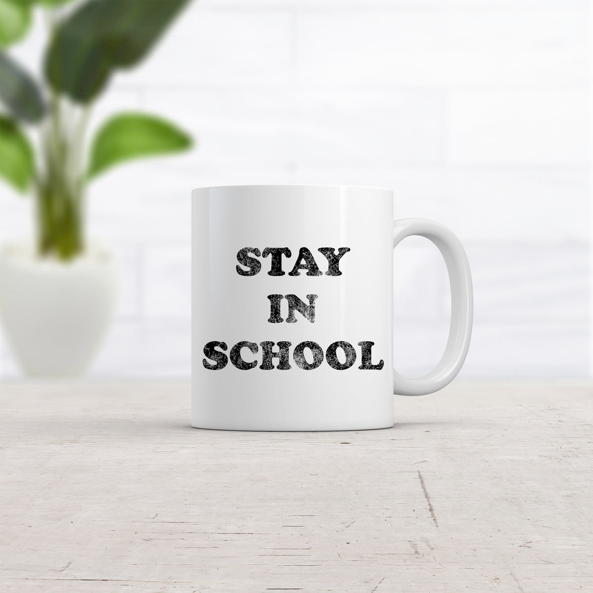 Teacher Coffee Mug Coffee Mug For Teacher Funny Coffee Mug Stay In School Teacher Gifts Funny School Mugs School Is Important Graphic Tee – Everyday Comfort · Perfect For Daily Wear