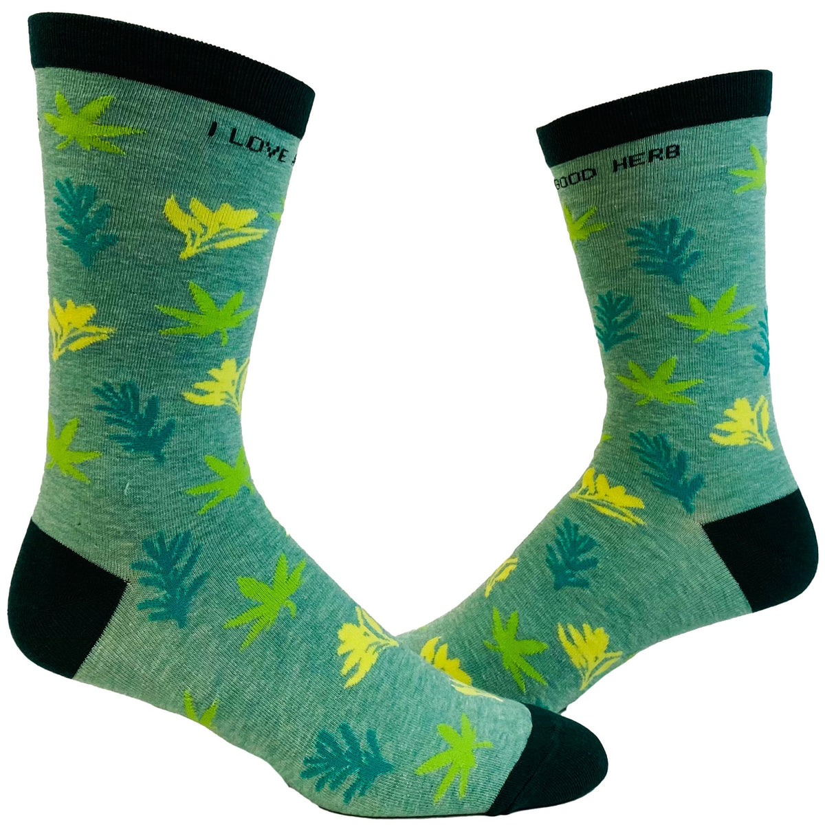 Unisex I Love A Good Herb Socks Weed Socks Pot Socks Funky Mens Socks Funny Socks Unisex Cooking Socks Herbs Socks Graphic Tee – Fan Favorite · High-Quality Print