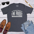 I39m Retired Shirt I39m Free Do What My Wife Tells Me Shirt Funny Grandpa Shirt Happy Retirement T Retirement Gifts Men Enjoy Retirement Graphic Tee – Warm & Stylish · Perfect For Daily Wear