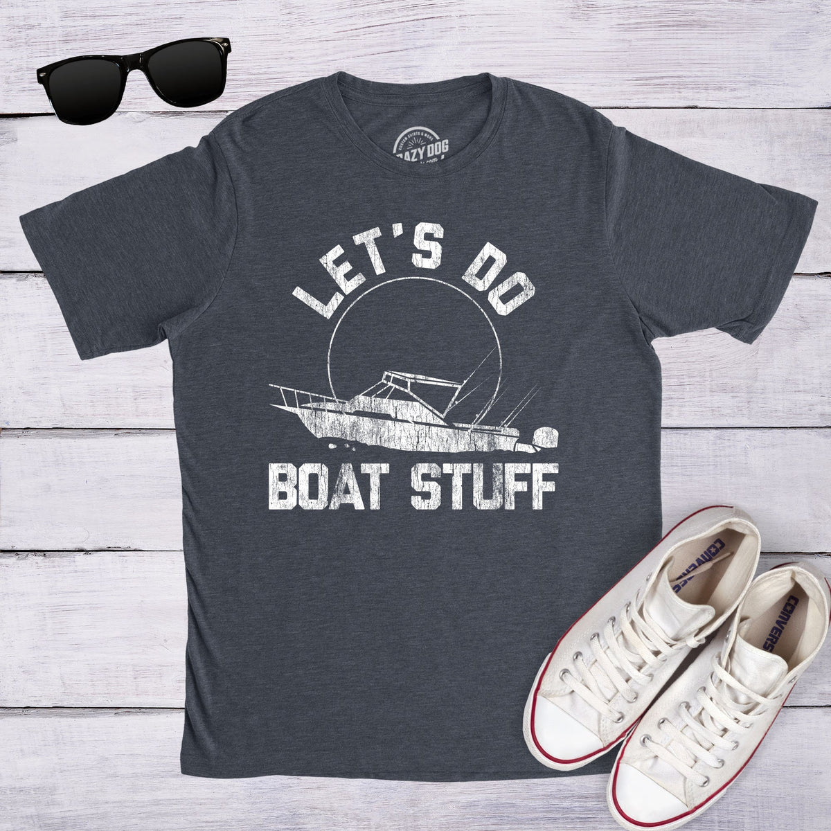 Let39s Do Boat Stuff Lake Life Sarcastic Shirt Funny Nautical Shirt Yachting Shirt Gift For Boat Owner New Boat Gifts Boating Shirts Graphic Tee – Bold Style · Must-Have Style
