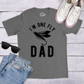 Fly Fishing Dad Fishing Shirt Father Angling Gift for Dad Fathers Day T Shirt Cool Mens Shirt New Dad Shirt One Fly Dad Graphic Tee – Aesthetic Look · Must-Have Style