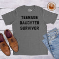 Teenage Daughter Survivor Dad Daughter Shirt Funny Mens Tshirt Tshirt for Dads Fathers Day Gift Dad of Daughters Shirt Graphic Tee – Cozy Vibes · Trending Graphic Apparel