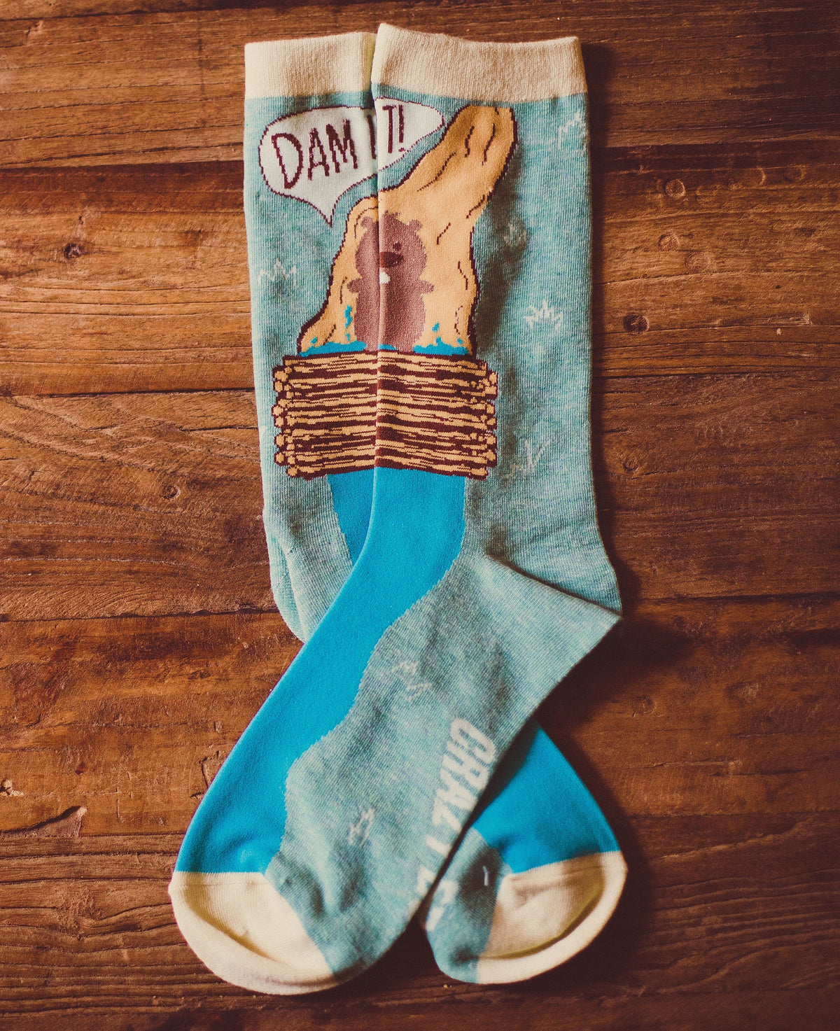 Unisex Dam It Socks Beaver Socks Inappropriate Socks Funky Mens Socks Funny Socks Unisex River Socks Outdoor Socks Animal Socks Graphic Tee – Cozy Vibes · Perfect For Daily Wear