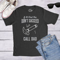 Dad Shirt Funny New Dad Shirt Dad Hammer Shirt Fix It Dad Tee Funny Shirts Dad Fathers Day Gift dad gift If Dont Succeed Call Dad Graphic Tee – Cozy Vibes · Top Pick For Any Outfit