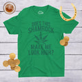 Does This Shamrock Make Me Look High Drunk Irish Weed Top Irish Drinking Party Shirt St Patricks Day Shirts Funny Irish Cannabis Shirts Graphic Tee – Fan Favorite · Top Pick For Any Outfit