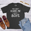 Funny Dad Shirt Funny Father39s Day Shirts Dad Of Boys Funny Unisex Shirts Gift for Dad Cant Scare Me I Have Two Boys 2 Boys Graphic Tee – Fan Favorite · High-Quality Print