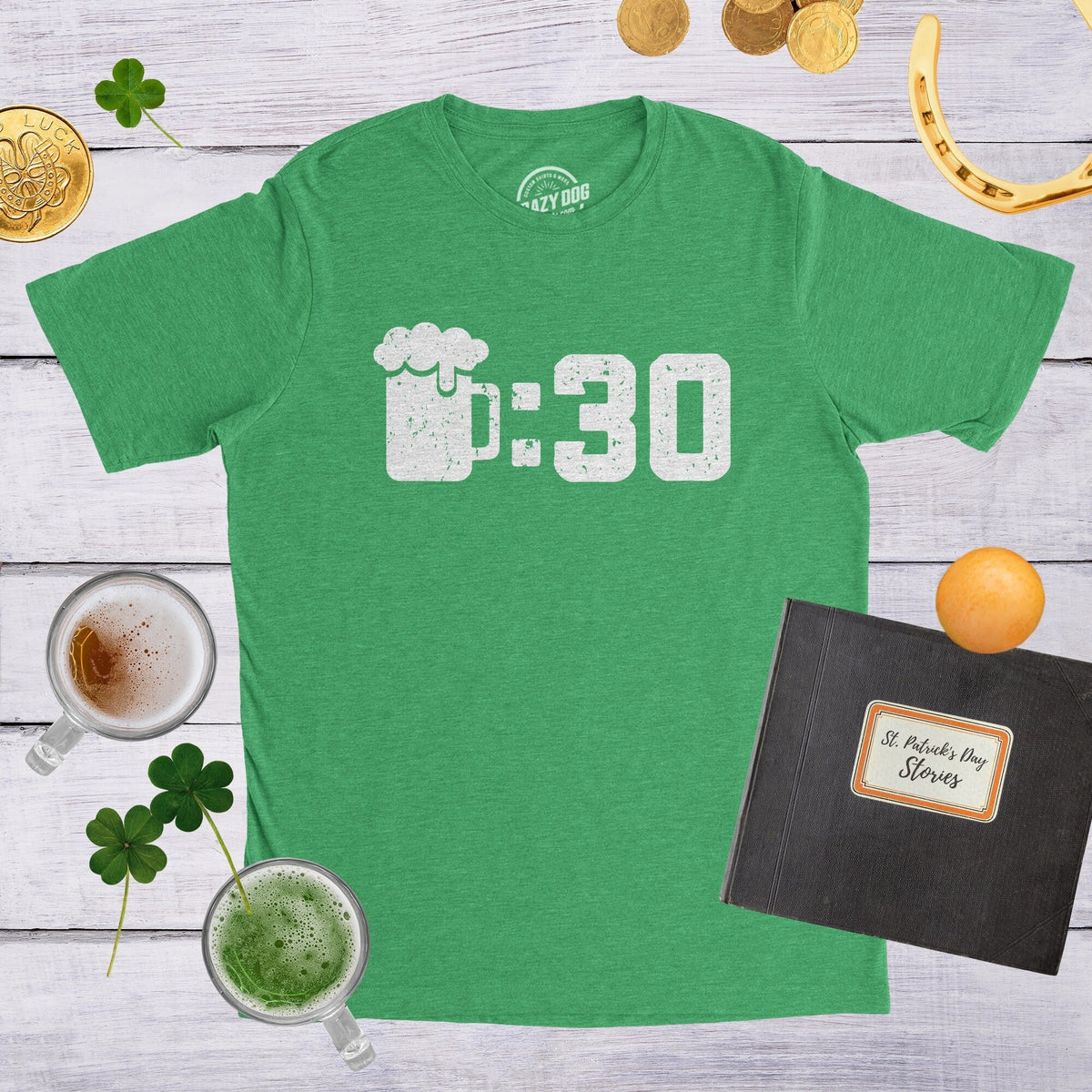 Beer Thirty St Patricks Men39s Shirt Shamrock Shirt Lucky Green Irish shirt Luck Of The Irish Clover Shirt Funny Shirts Drinking Shirt Graphic Tee – Cozy Vibes · High-Quality Print