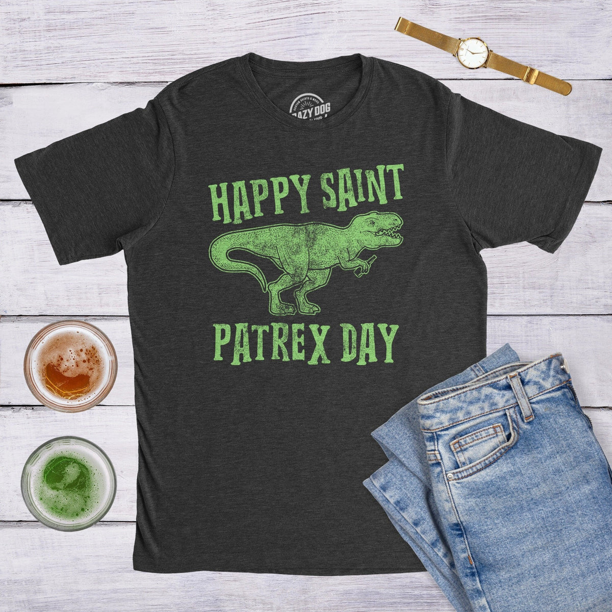 Happy Saint Patrex Day Shirt St Patrick Day Shirt Mens Funny Drinking Shirt Trex Shirts Funny Beer Shirt St Pattys Day Shirt Dino Graphic Tee – Warm & Stylish · Perfect For Daily Wear