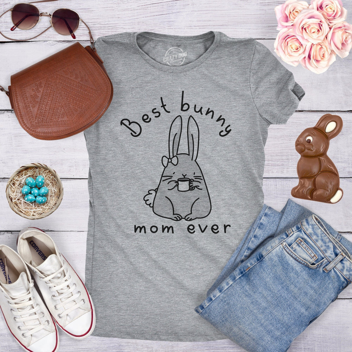 Best Bunny Mom Ever Shirt Funny Bunny Shirt Easter Tee Women Easter Humor Joke Shirt Girls Sarcastic Shirts Funny Sarcastic Shirts Graphic Tee – Aesthetic Look · Great Gift For Fans